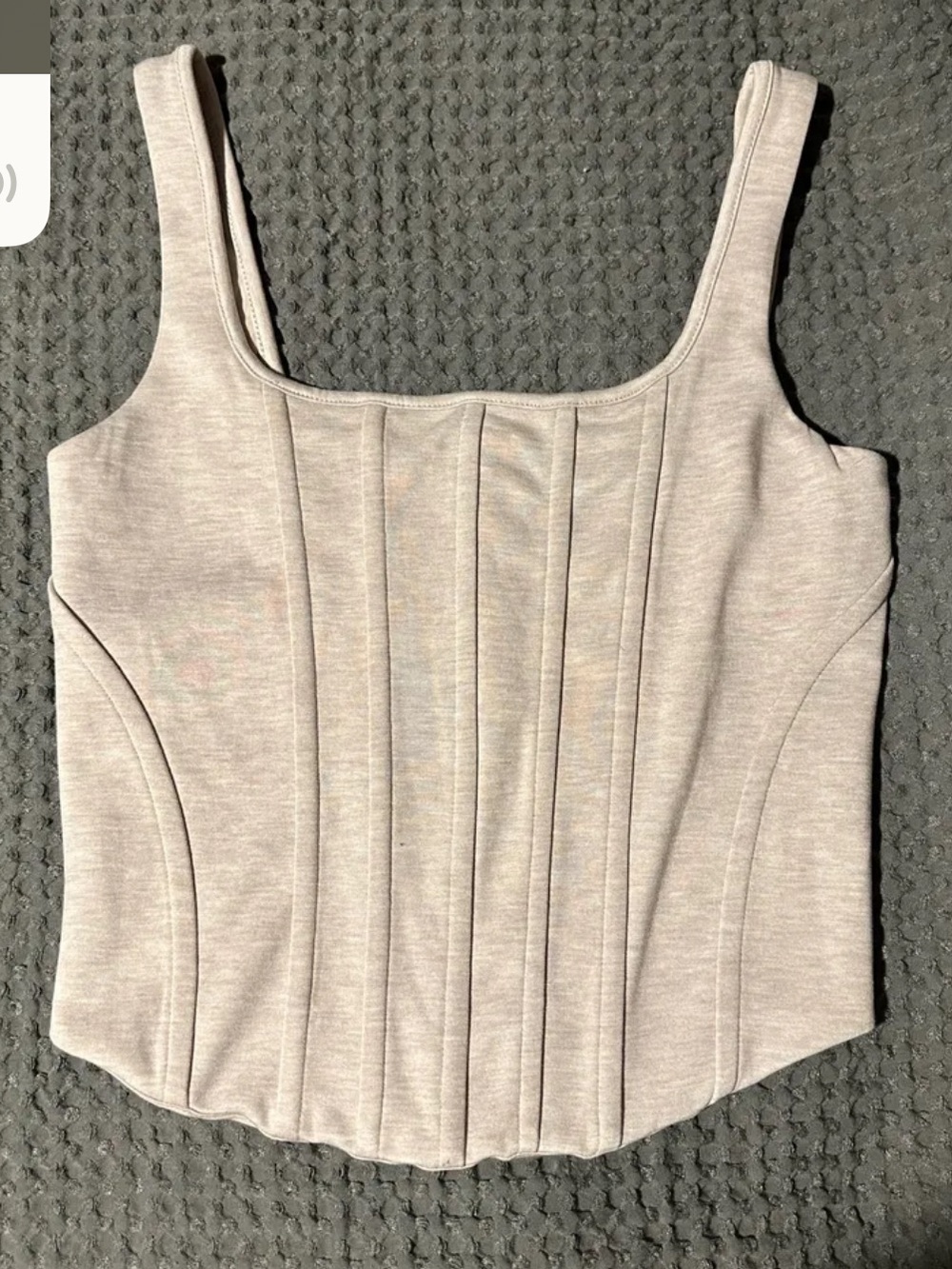 Express Body Contour Top in Light Beige